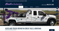 Desktop Screenshot of carlsautocare-gf.com